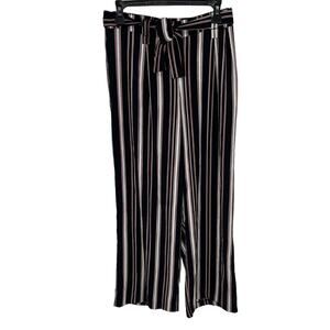 ADRIENNE VITTADINI Striped Wide Leg Pant SZ 6